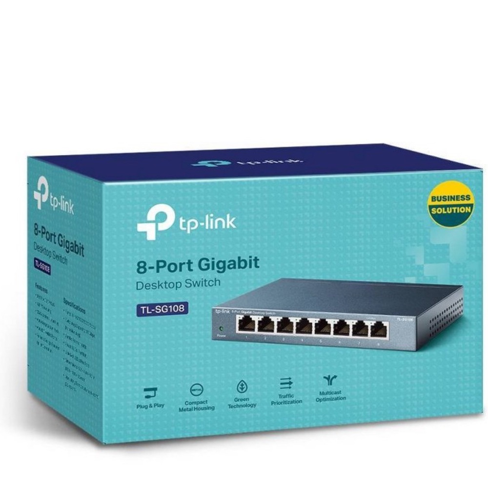 TP-Link 8-Port Desktop Switch - Gray